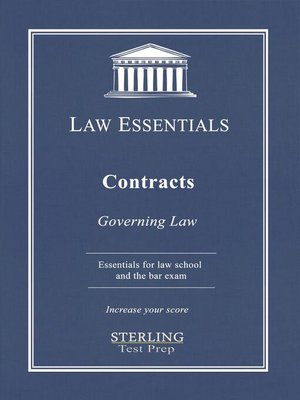 cover image of Contracts, Law Essentials